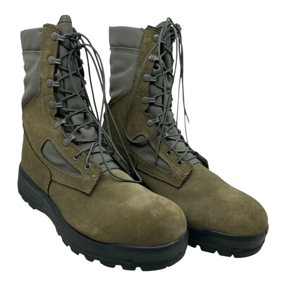Men's Belleville USA Combat Boots 12.5R AFTW Temperate Weather NWOT Retail Pulls